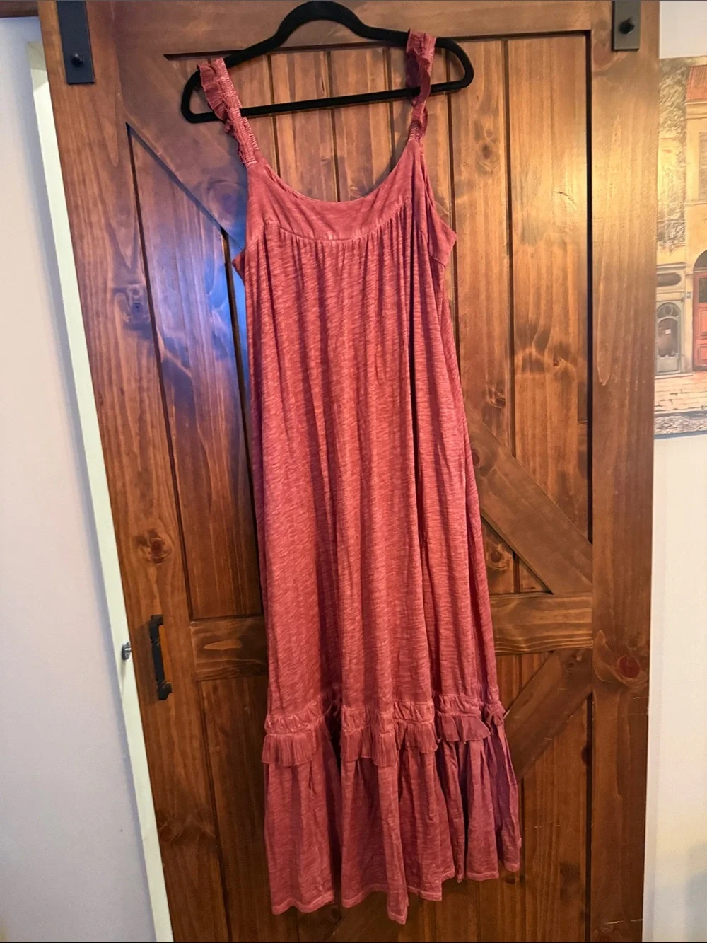 Size large Saturday Sunday dress by Anthropologie. Britt tiered midi dress. - Picture 4 of 4